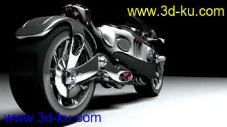 3D打印模型突發奇想做的一個摩托···的图片