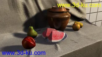 3D打印模型水果的图片
