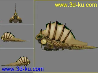 3D打印模型PPA出品----蜥蜴怪的图片