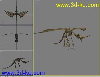 3D打印模型PPA出品--骨架龙...申请+分的图片