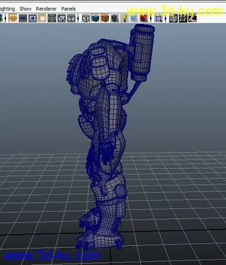3D打印模型最新练习作品机器人，请高手多多指教的图片