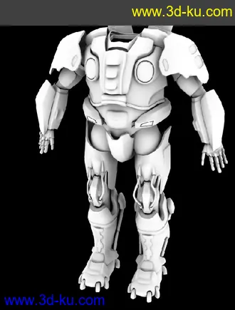 3D打印模型最新练习作品机器人，请高手多多指教的图片