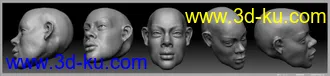 我自己做的ZBrush模型，提供大家交流的图片