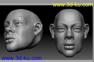 我自己做的ZBrush模型，提供大家交流的图片