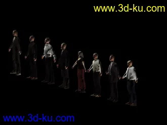 3D打印模型人物的图片