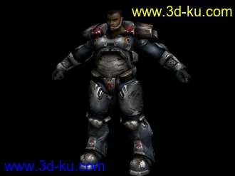 3D打印模型虚幻2000的黑战士(希望+分)不知道有人传过没的图片