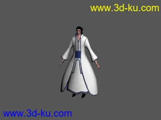 3D打印模型我刚做好的一个游戏人物带贴图的！的图片