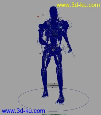 3D打印模型T800精模，带完美绑定和材质（申精）的图片