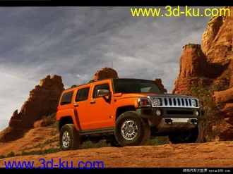 3D打印模型悍马车的图片