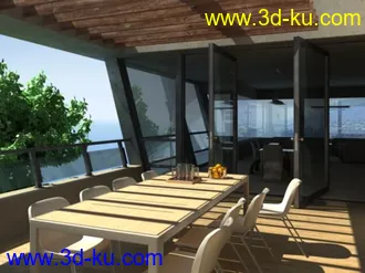 3dmax大型建筑场景模型的图片