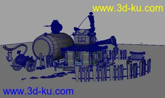 3D打印模型房子的图片