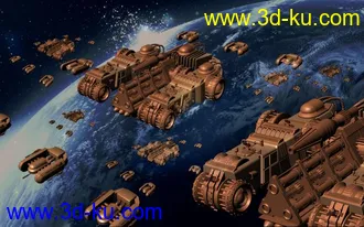 3D打印模型幻想战车的图片