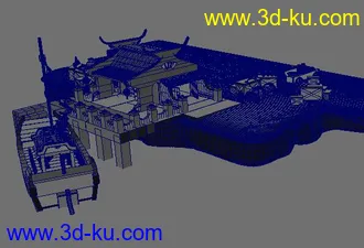 3D打印模型码头的图片