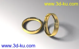3D打印模型超级逼真鸡蛋和黄金戒指的图片