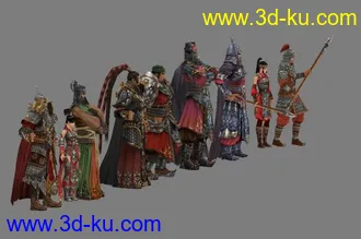 3D打印模型剑网3角色大全的图片
