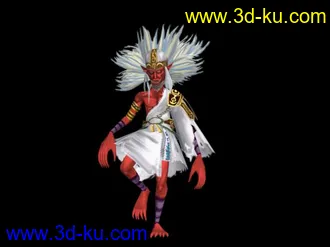 3D打印模型100%原创游戏作品，有骨骼动作！的图片