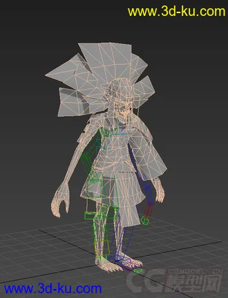 3D打印模型100%原创游戏作品，有骨骼动作！的图片