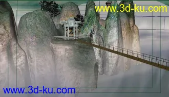 3D打印模型功夫熊猫场景的图片