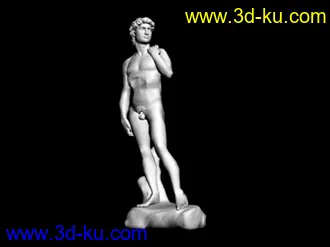 3D打印模型大卫像的图片