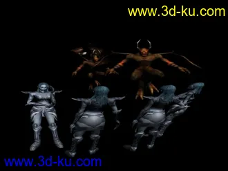 3D打印模型一些小BOSS的图片