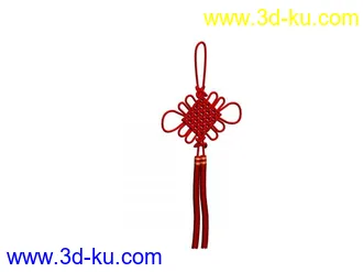 3D打印模型中国结的图片
