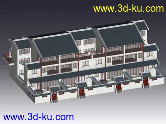 3D打印模型现代建筑场景下载的图片
