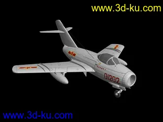 3D打印模型中国空军超细模J5战机的图片