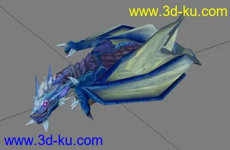 3D打印模型动物：蓝龙卡雷苟斯的图片