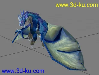 3D打印模型动物：蓝龙卡雷苟斯的图片