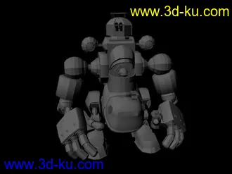 3D打印模型学生做的机器人的图片