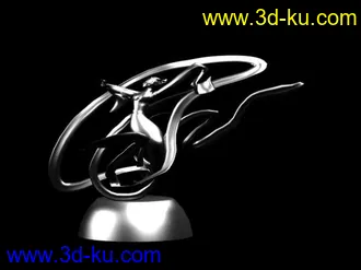 3D打印模型飞天雕塑的图片