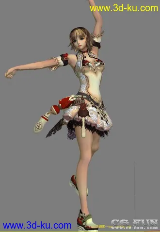 3D打印模型真名法典zeph全套动作加骨骼的图片