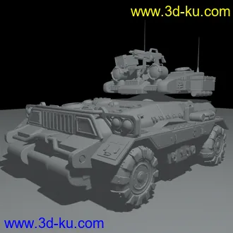 3D打印模型战车一辆，。。。。。。。。的图片