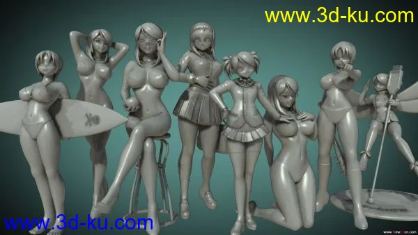 YY的动漫女模型的图片1
