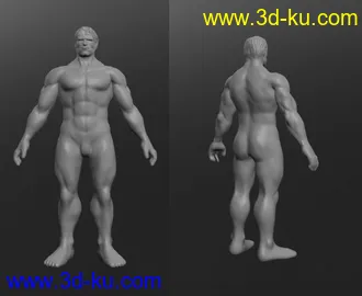 3D打印模型終結者 T-800  标准人体的图片