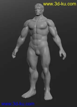 3D打印模型終結者 T-800  标准人体的图片
