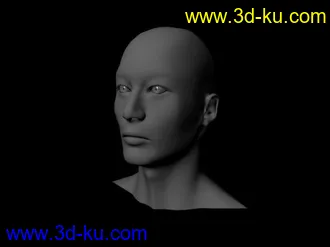 3D打印模型亚洲人头的图片