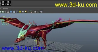 3D打印模型绑定的龙  加  ”无缝转换“的图片