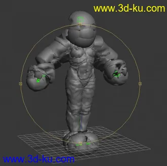 3D打印模型基础人体的图片