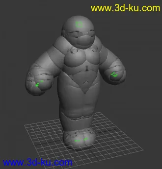 3D打印模型基础人体的图片