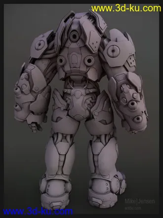 超酷机器人模型的图片