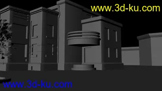 3D打印模型maya 现代场景 带贴图 灯光的图片
