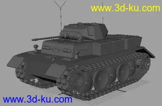 3D打印模型二战坦克的图片