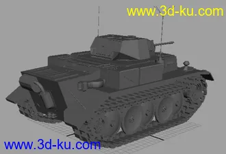 3D打印模型二战坦克的图片