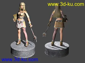3D打印模型自己做的治愈师的图片