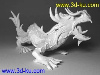 3D打印模型龙雕塑的图片