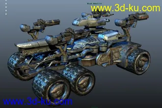 3D打印模型自己做的一个虚幻次时代机械的图片