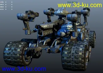 3D打印模型自己做的一个虚幻次时代机械的图片