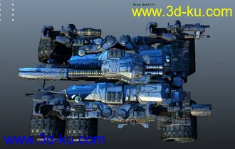 3D打印模型自己做的一个虚幻次时代机械的图片