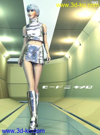 3D打印模型广告美女的图片
